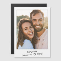 Snabbt foto med handskrivna anteckningar Spara dat