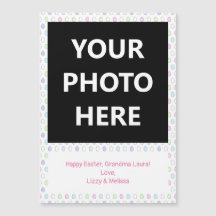 Snabbt fotoomringningsmeddelande - Magnet | PÅSKÄG