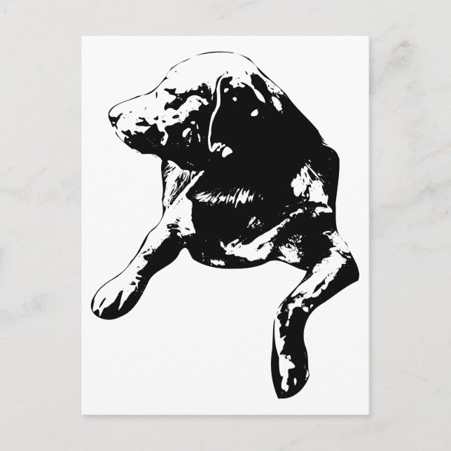 Snabbt Hej, huvudsväng lab Vykort (Framsida)