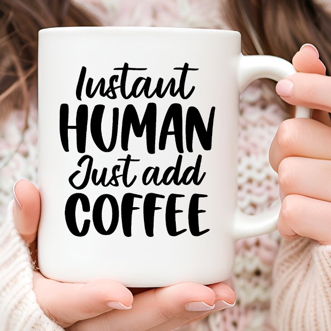 Snabbt humant nuny Typografi Kaffemugg (Skapare uppladdad)