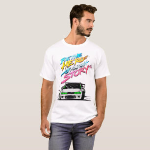 Snabbt manar tshirts tävling-bildagspresent
