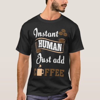 Snabbt mänskligt huvudföretag, lägg bara till kaff t shirt