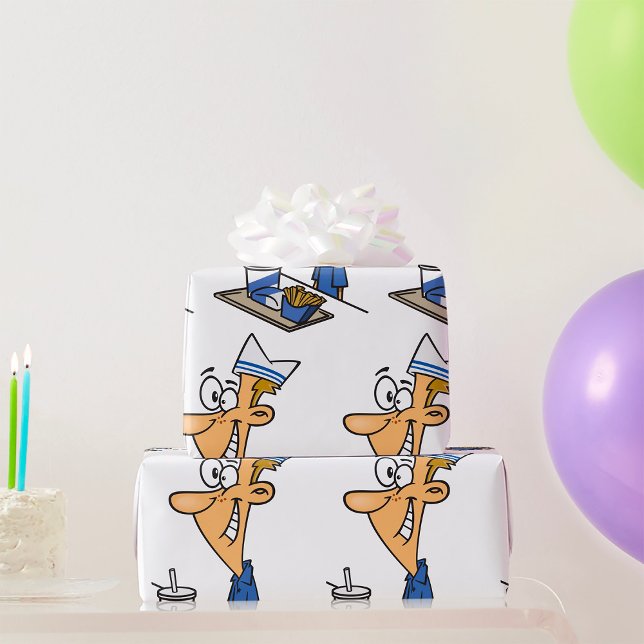 Snabbt matarbetare presentpapper (Skapare uppladdad)