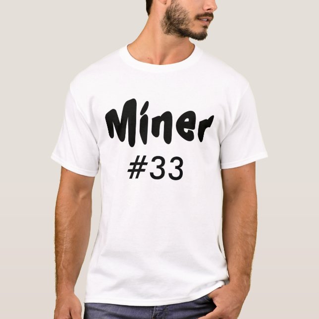 Snabbt Miner Costume T-shirt (Framsida)