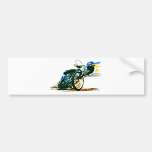 Snabbt motorcykel i Fantastisk Bildekal