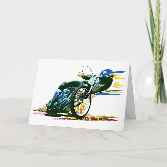 Snabbt motorcykel i Fantastisk Kort (Framsida)