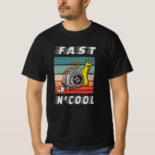 Snabbt och coola turbo snigel snabbt i coolan t shirt