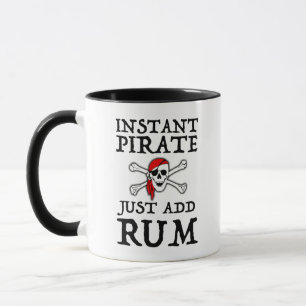 Snabbt Pirat - lägg bara till rum Mugg