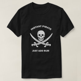 Snabbt Pirat, lägg till Rum Basic Black T Shirt
