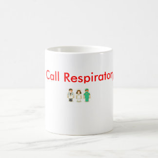 Snabbt! Respiratorisk statistik för appell! Kaffemugg