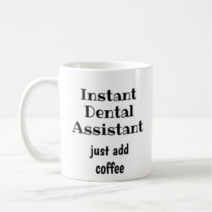 Snabbt tandassistent lägg bara till offerten för R Kaffemugg