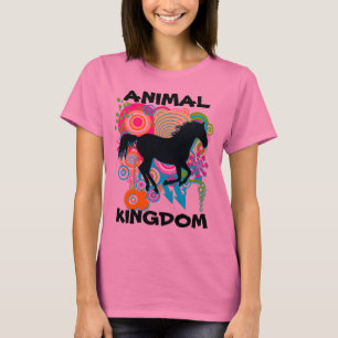 Snabbt växande SEGRA för djurrikethästsilhouett T-shirt