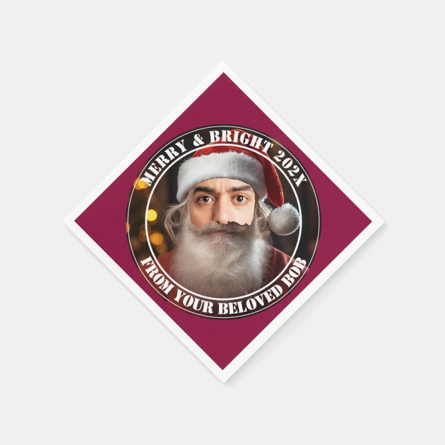 Snabbtomten! Lägg bara till ansikte. Pappersservett (Hörn)