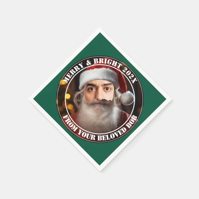 Snabbtomten! Lägg bara till ansikte. Pappersservett (Hörn)