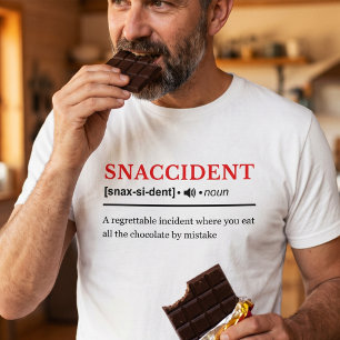 Snaccident - Anpassbar ordboksdefinition T Shirt