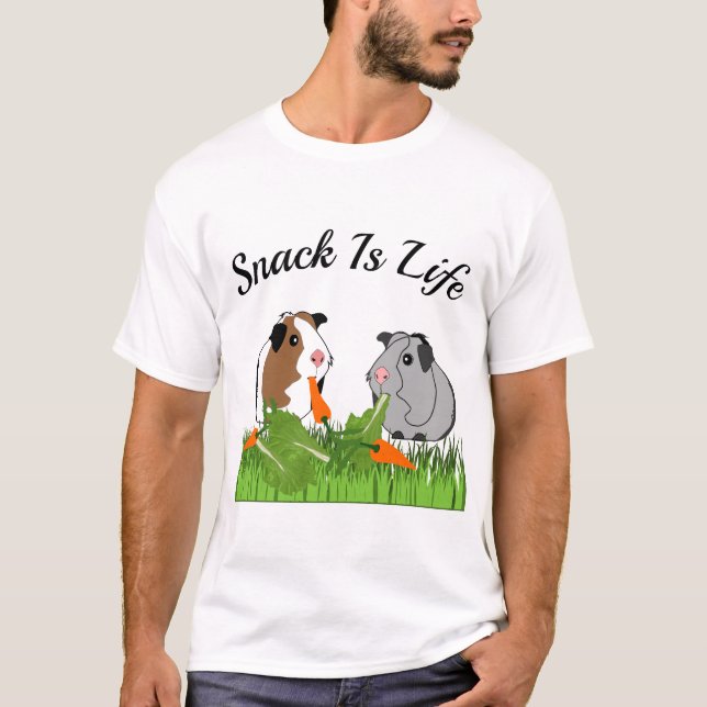 Snack är Life T Shirt (Framsida)