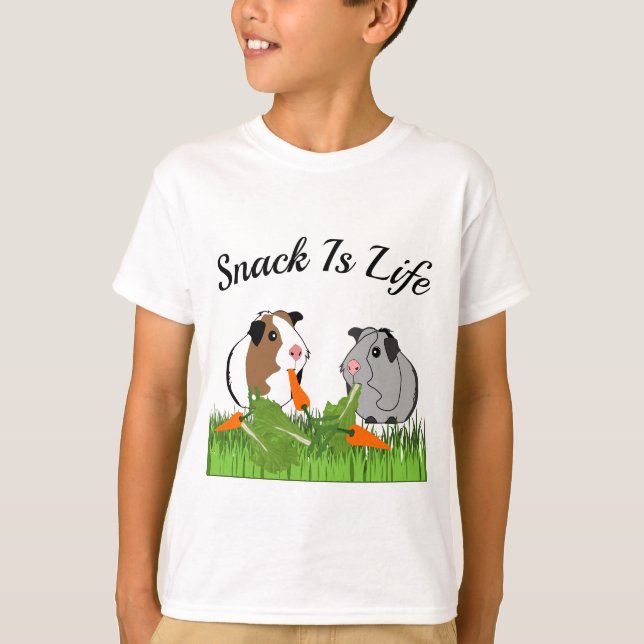 Snack är Life T Shirt (Framsida)