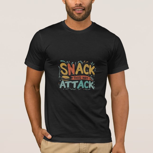 Snack Attack Anthem T Shirt (Framsida)