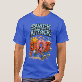 Snack Attack Funny Food Superhjälte Squad T Shirt