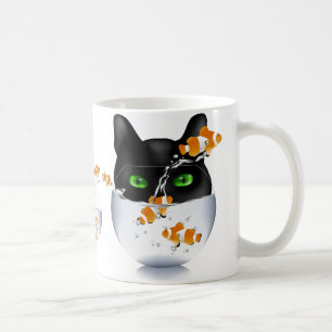 Snack-attack mot kattunge kaffemugg