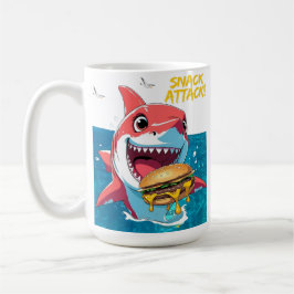 Snack Attack Shark Mug Kaffemugg