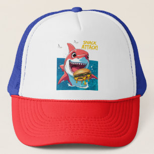 Snack Attack Shark – Sommarhatt Keps