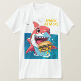Snack Attack Shark T Shirt