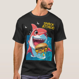 Snack Attack Shark T Shirt