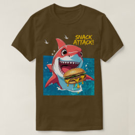 Snack Attack Shark T Shirt