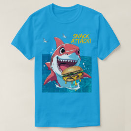 Snack Attack Shark T Shirt