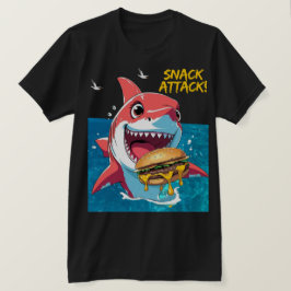 Snack Attack Shark T Shirt