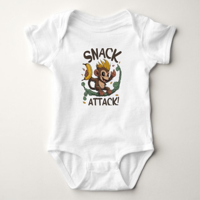 Snack-attack T Shirt (Framsida)