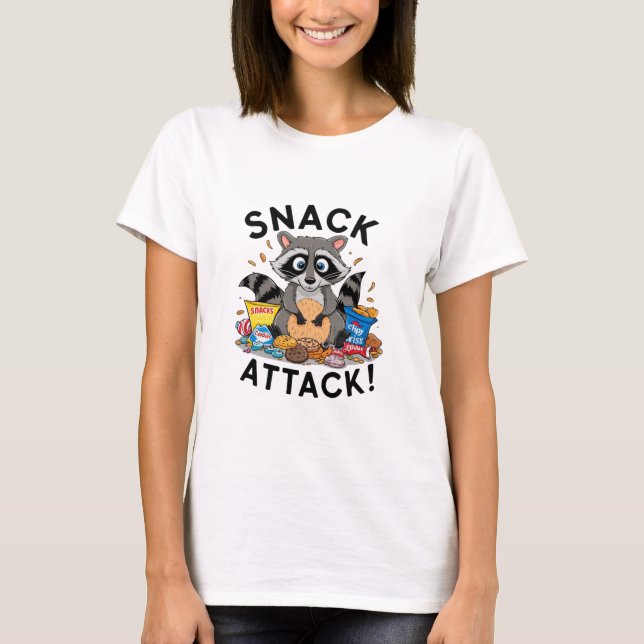 Snack-attack T Shirt (Framsida)