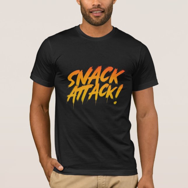 Snack-attack T Shirt (Framsida)