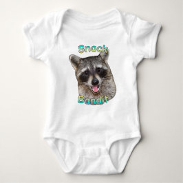 Snack Bandit Funny Raccoon Baby Bodydress - Cute A T Shirt
