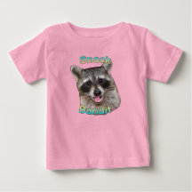 Snack Bandit Funny Raccoon Småbarn T-Shirt - Cute