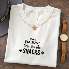 Snack Beroende Citat T-shirt