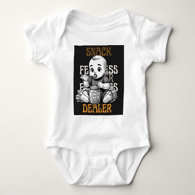 Snack Dealer in Training" - Framtida Foodie Alert! T Shirt (Framsida)
