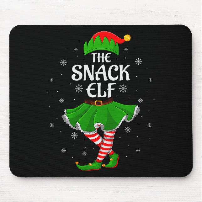 Snack Elf Christmas Family Girls Women Elf Squad X Musmatta (Framsidan)