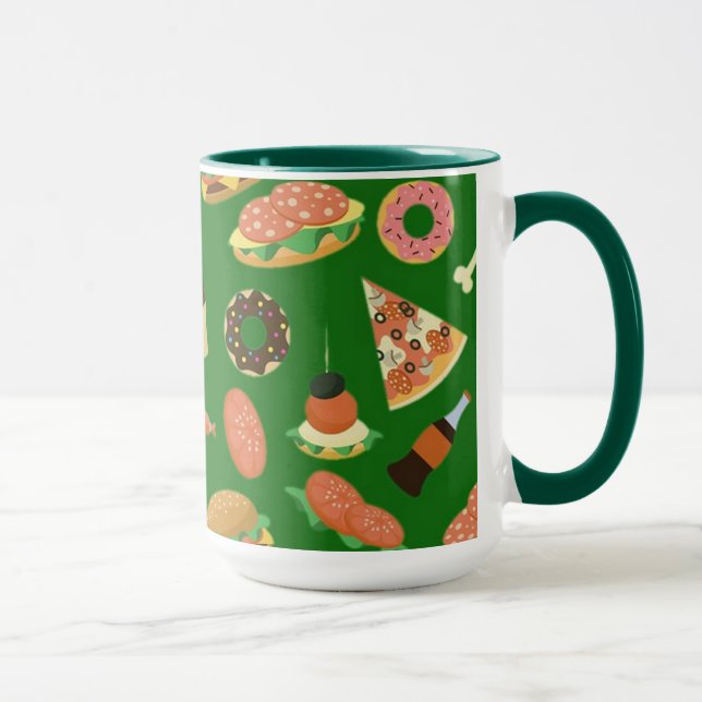 Snack-Grönt-kaffe Mugg (Höger)