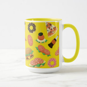 Snack-Gult-kaffe Mugg