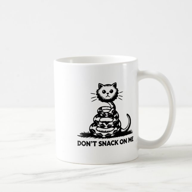 Snack inte på mig, roligt katt 6 kaffemugg (Höger)