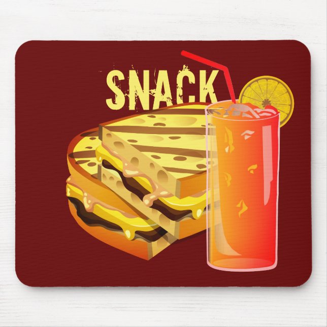 Snack Red Mousepad Musmatta (Framsidan)
