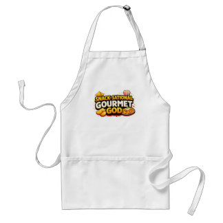 Snack-Sational Gourmet God!  Slogan Apron Förkläde