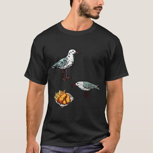 Snack Squad: Måsar på uppdrag T Shirt (Framsida)