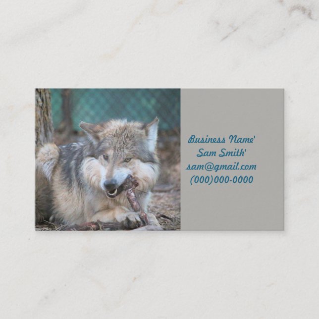 Snack Visitkort (Framsida)