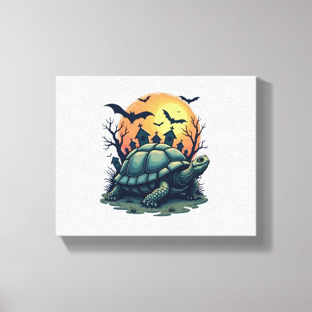 Snäcka av Screams Turtle Canvastryck (Framsida)