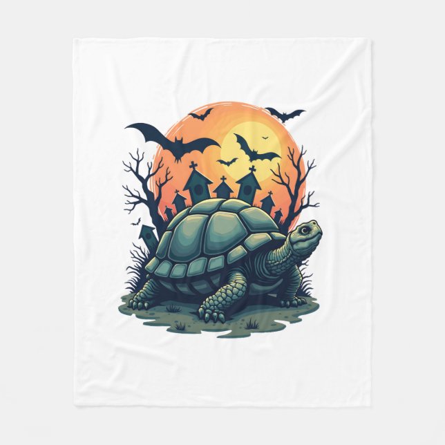 Snäcka av Screams Turtle Fleecefilt (Framsidan)