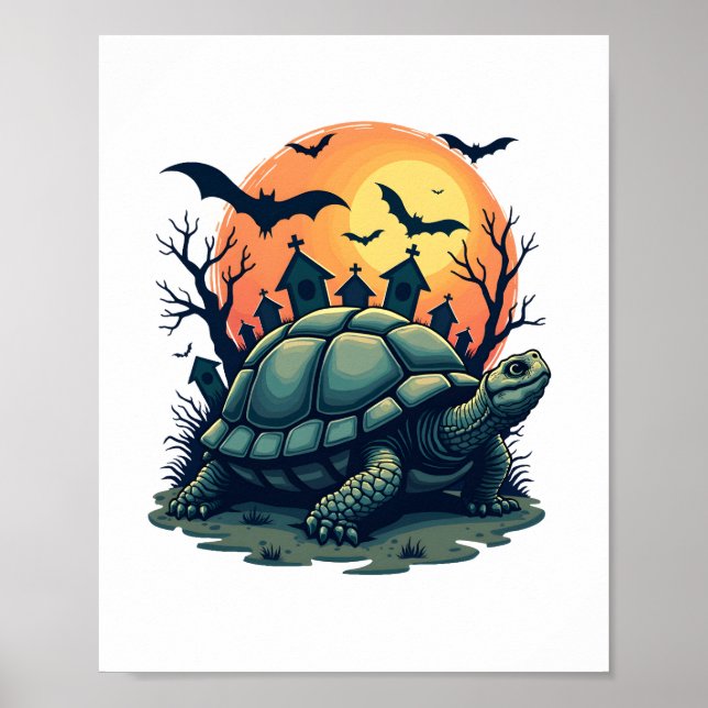 Snäcka av Screams Turtle Poster (Framsidan)