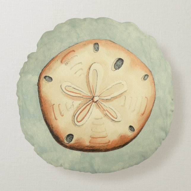 Snäcka Collector Rund Kudde (Framsidan)